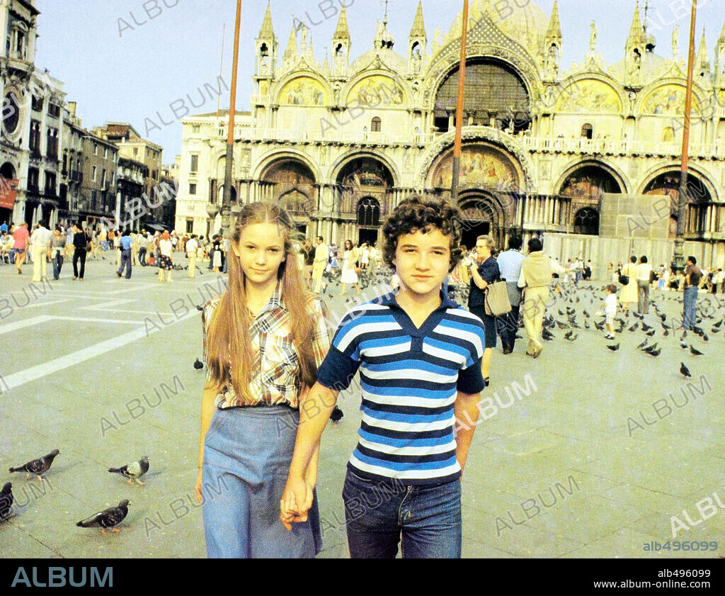 DIANE LANE and THELONIOUS BERNARD in A LITTLE ROMANCE, 1979, directed by GEORGE ROY HILL. Copyright WARNER BROS.