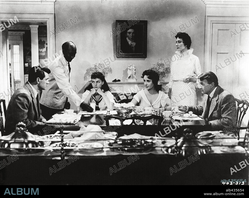 ELIZABETH TAYLOR y ROCK HUDSON en GIGANTE, 1956 (GIANT), dirigida por GEORGE STEVENS. Copyright WARNER BROTHERS.