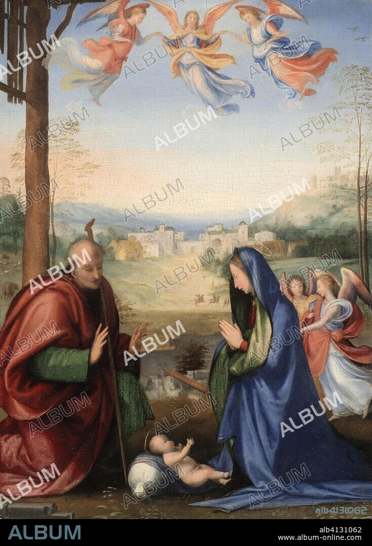 The Nativity. Fra Bartolommeo (Baccio della Porta); Italian, 1472-1517. Date: 1504-1507. Dimensions: 34 × 24.5 cm (13 3/8 × 9 5/8 in.). Oil on panel. Origin: Italy.