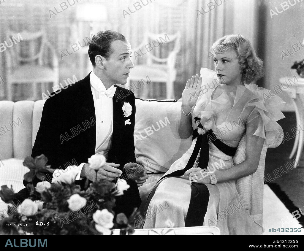 FRED ASTAIRE y GINGER ROGERS en LA ALEGRE DIVORCIADA, 1934 (THE GAY DIVORCEE), dirigida por MARK SANDRICH. Copyright RKO.