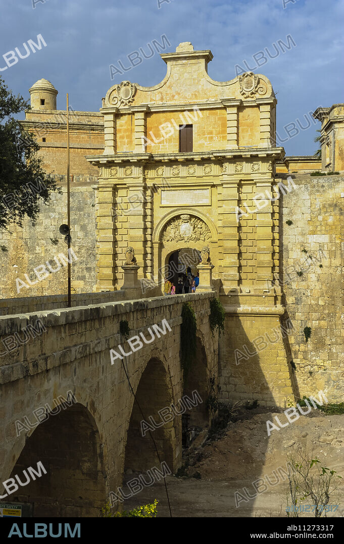 The town of Imdima (Mdina), Malta, Europe.