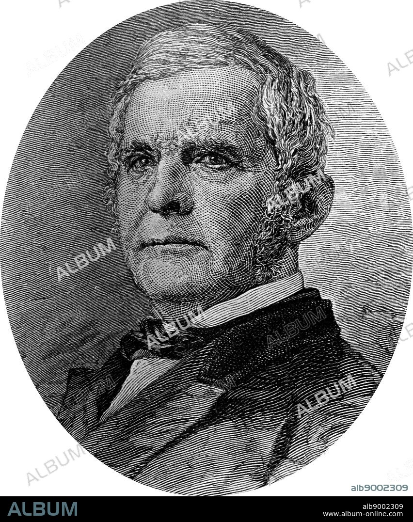 Portrait of Jacob Aaron Westervelt (1800-1879) an American shipbuilder and Mayor of New York City. Dated 19th Century.