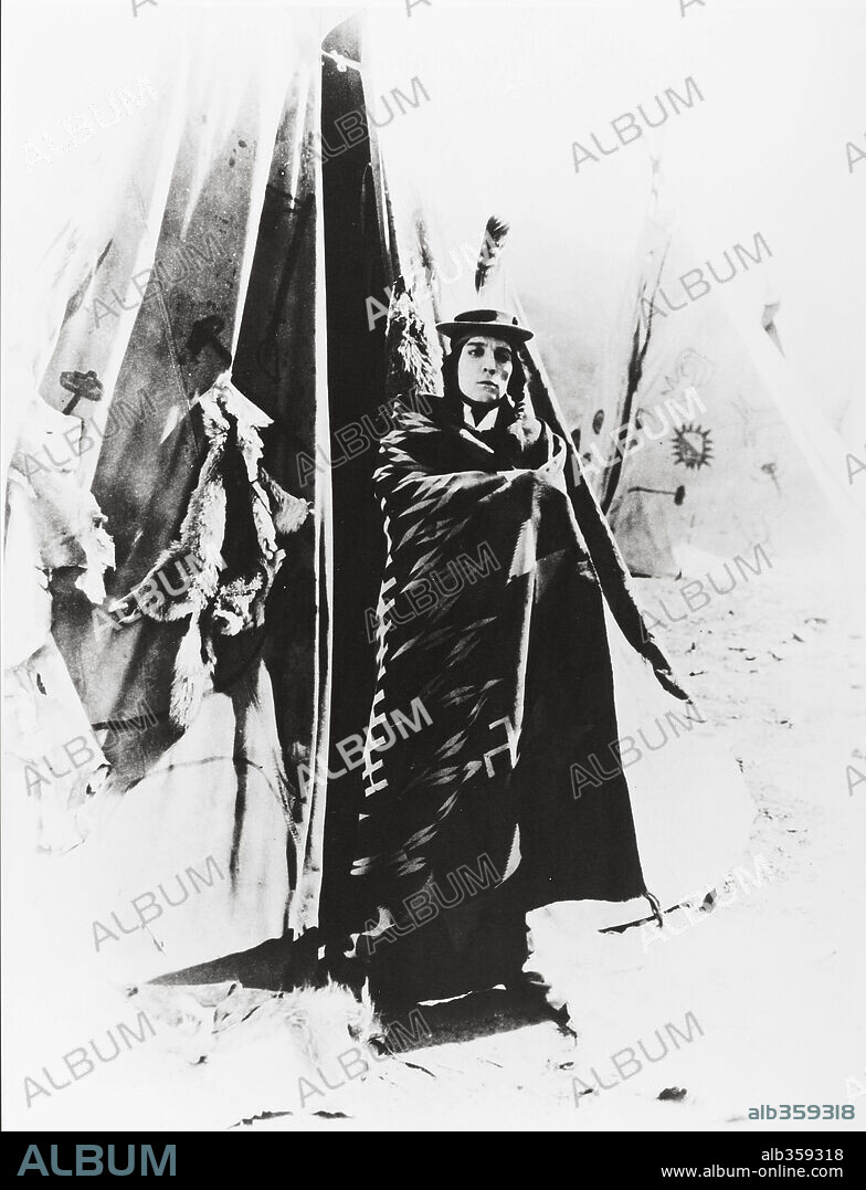 BUSTER KEATON in THE PALEFACE, 1922, directed by BUSTER KEATON. Copyright COMIQUE FILM CORPORATION.