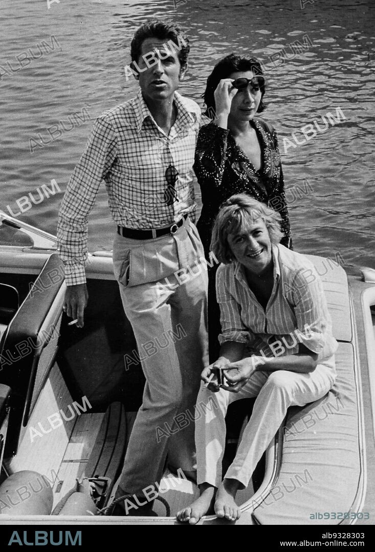 Jacques Chazot, Juliette Greco and Francoise Sagan, 1966.