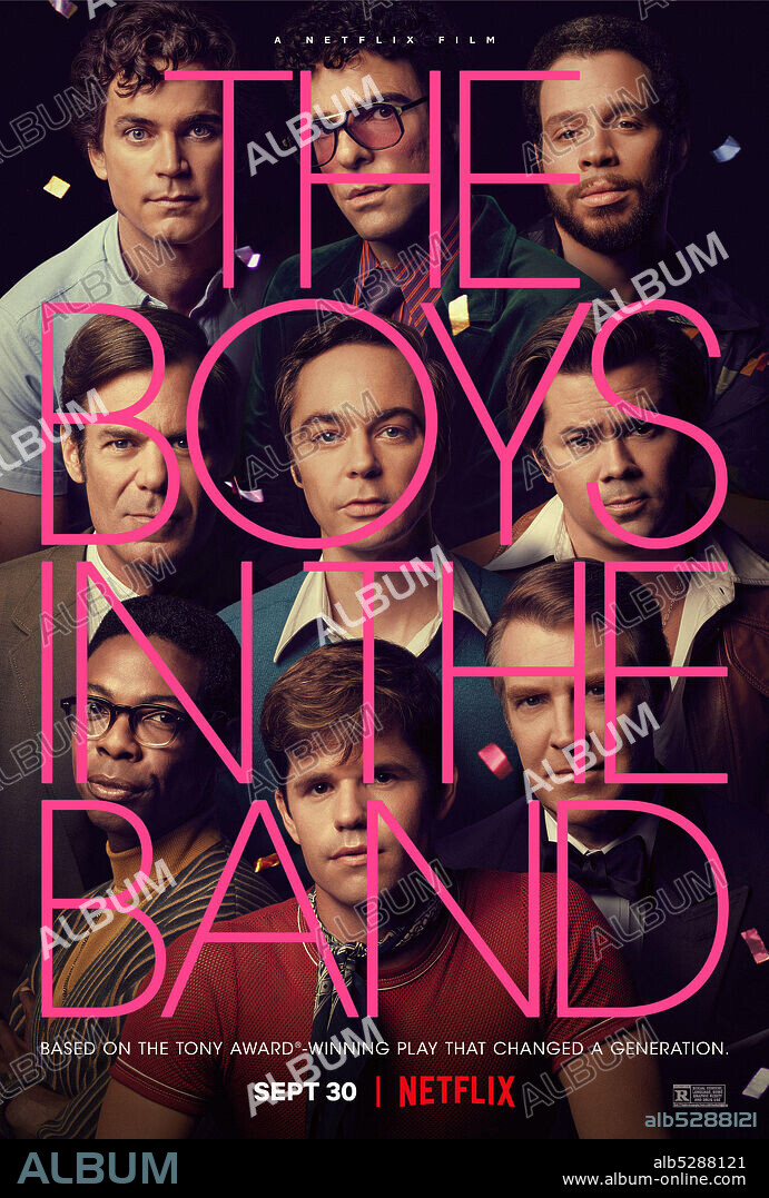 Poster of THE BOYS IN THE BAND, 2020, directed by JOE MANTELLO. Copyright NETFLIX.