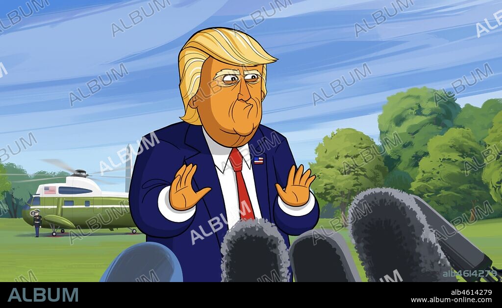 OUR CARTOON PRESIDENT, 2018, unter der Regie von MACK WILLIAMS und STEVE CONNER. Copyright CBS BROADCASTING/CBS TELEVISION STUDIOS/SPARTINA PRODUCTIONS. Temporada 3.