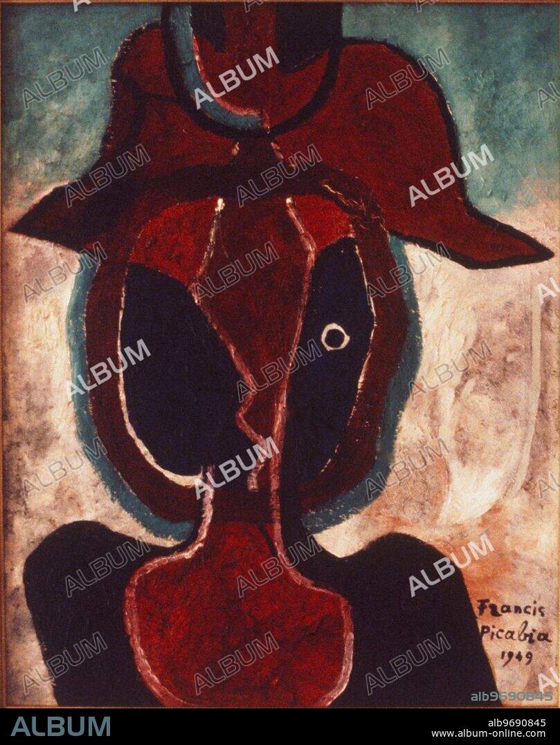 Rapport avec les Vertus - 1949. by Francis Picabia. Francis-Marie Martinez Picabia (January 28, 1879 - November 30, 1953) was a well-known painter and poet born of a French mother and a Spanish father. Â©TopFoto.