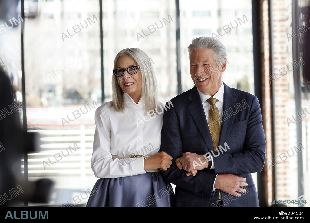 DIANE KEATON and RICHARD GERE in MAYBE I DO, 2023, directed by MICHAEL JACOBS. Copyright Endeavor Content.