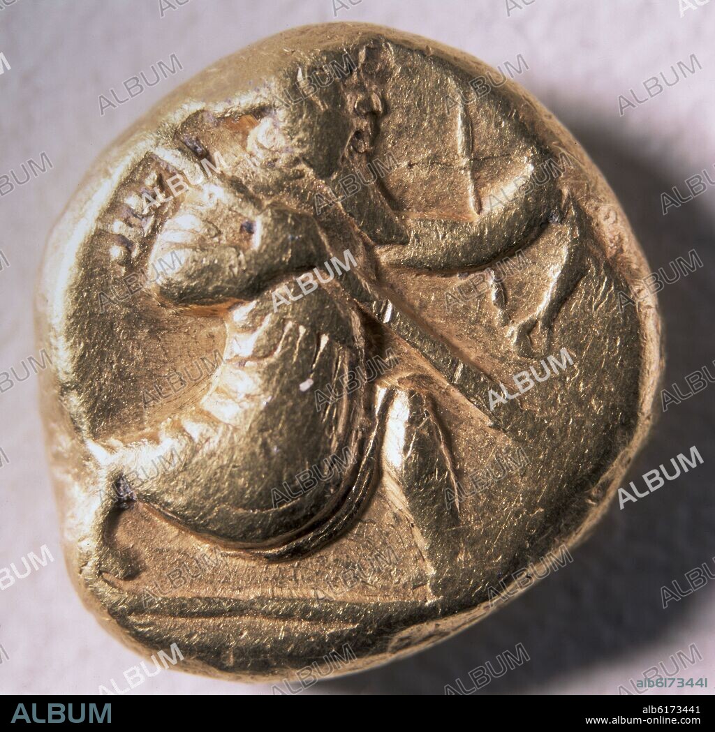 MONEDA-DARICO (24.297)DARIO III-ANVERSO-14,58 MM.