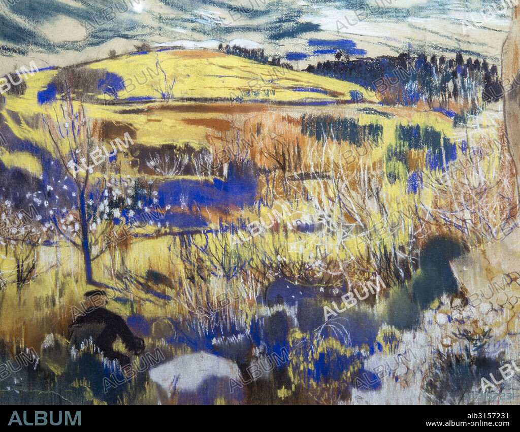 JOAQUIM MIR I TRINXET. Joaquin Mir/ oil on canvas, 46x60cm.