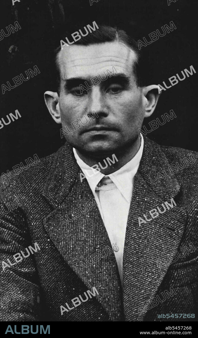 Accused German Doctors and Scientists -- Hermann Becker-Freysing, one of accused men.Twenty three German Doctors and Scientists are now standing trial in the famous dock at Nuremberg for to turning and murdering concentration camp inmates by means of inhuman experiments. Ghastly stories are being told in court of the murders and atrocities they are alleged to have committed. Some of them are famous throughout Europe for their medical or scientific accomplishments. All have pleaded "Not Gullty". February 1, 1947.