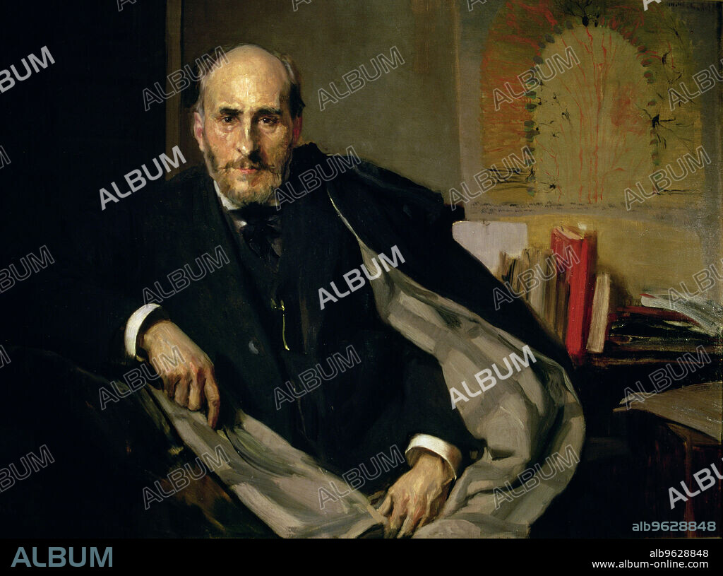 Santiago Ramón y Cajal (1852-1934), Spanish physician and researcher, Nobel Prize for medicine in 1906.