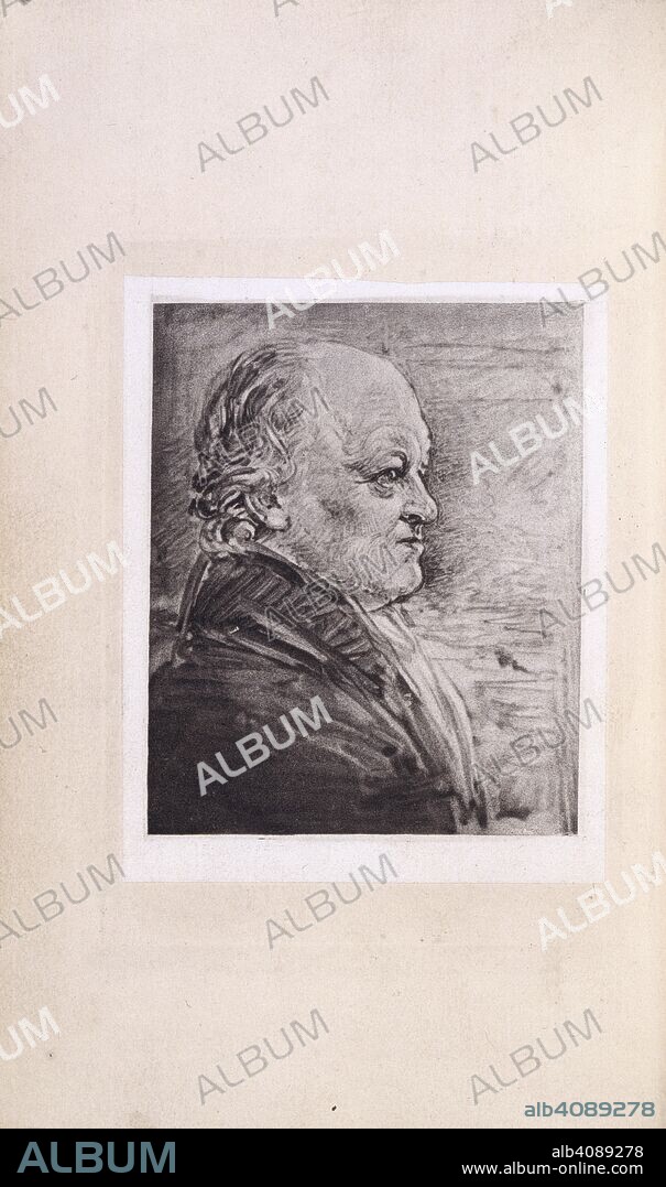 William Blake. The Poems of William Blake. Edited by W. B. Yeats. Lawrence & Bullen: London, 1893. William Blake (1757-1827). English poet, painter, engraver and mystic. Portrait.  Image taken from The Poems of William Blake. Edited by W. B. Yeats. [With a portrait.]..  Originally published/produced in Lawrence & Bullen: London, 1893. . Source: 2290.b, frontispiece. Language: English.