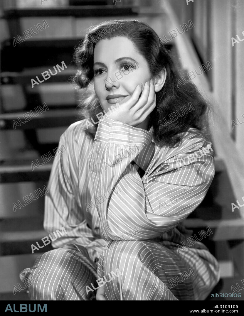 JEAN ARTHUR in THE TALK OF THE TOWN, 1942, directed by GEORGE STEVENS. Copyright COLUMBIA PICTURES.