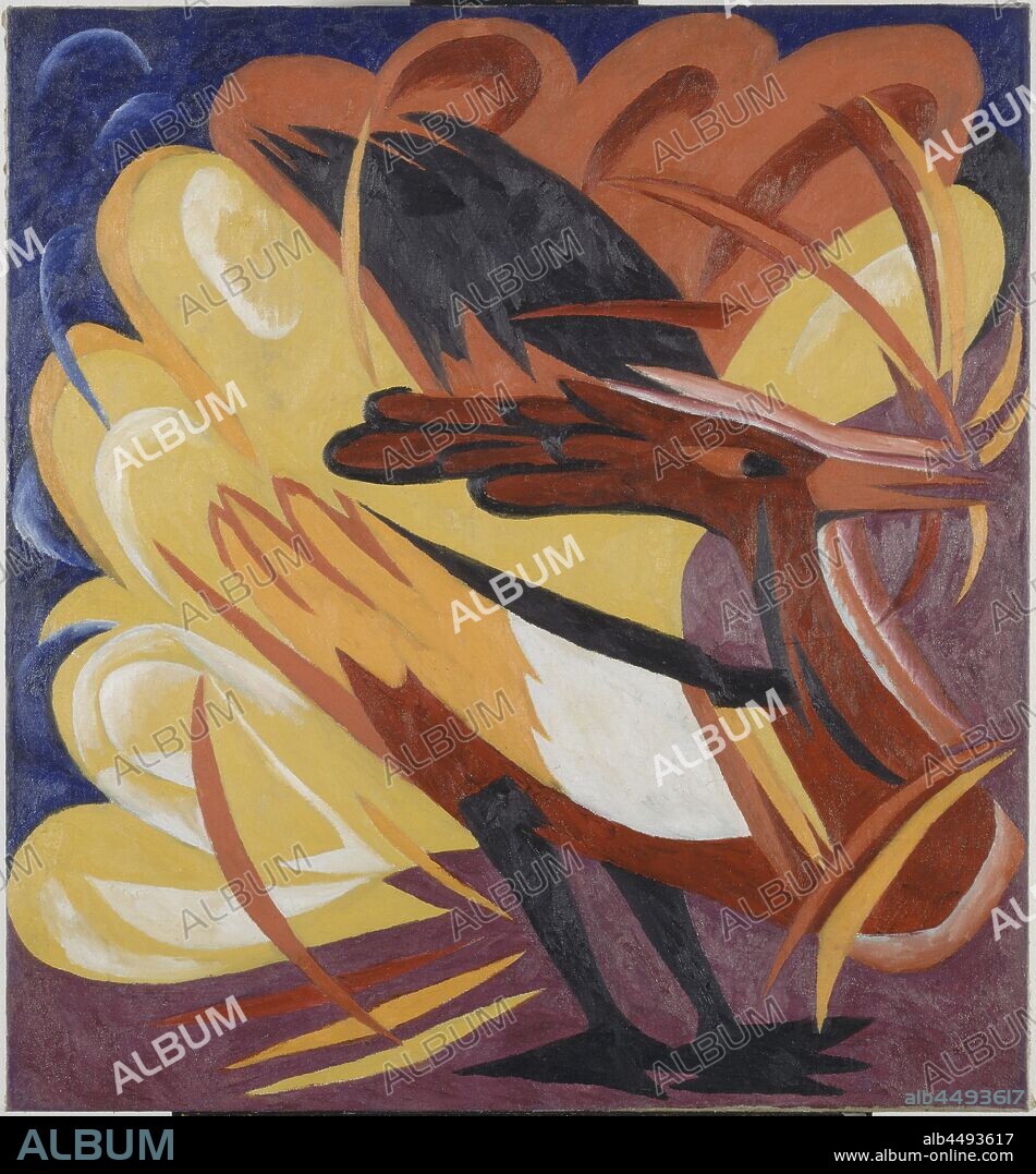 NATALIA SERGEEVNA GONCHAROVA. The peacock (From the Series "Harvest"). Le paon (Moisson).