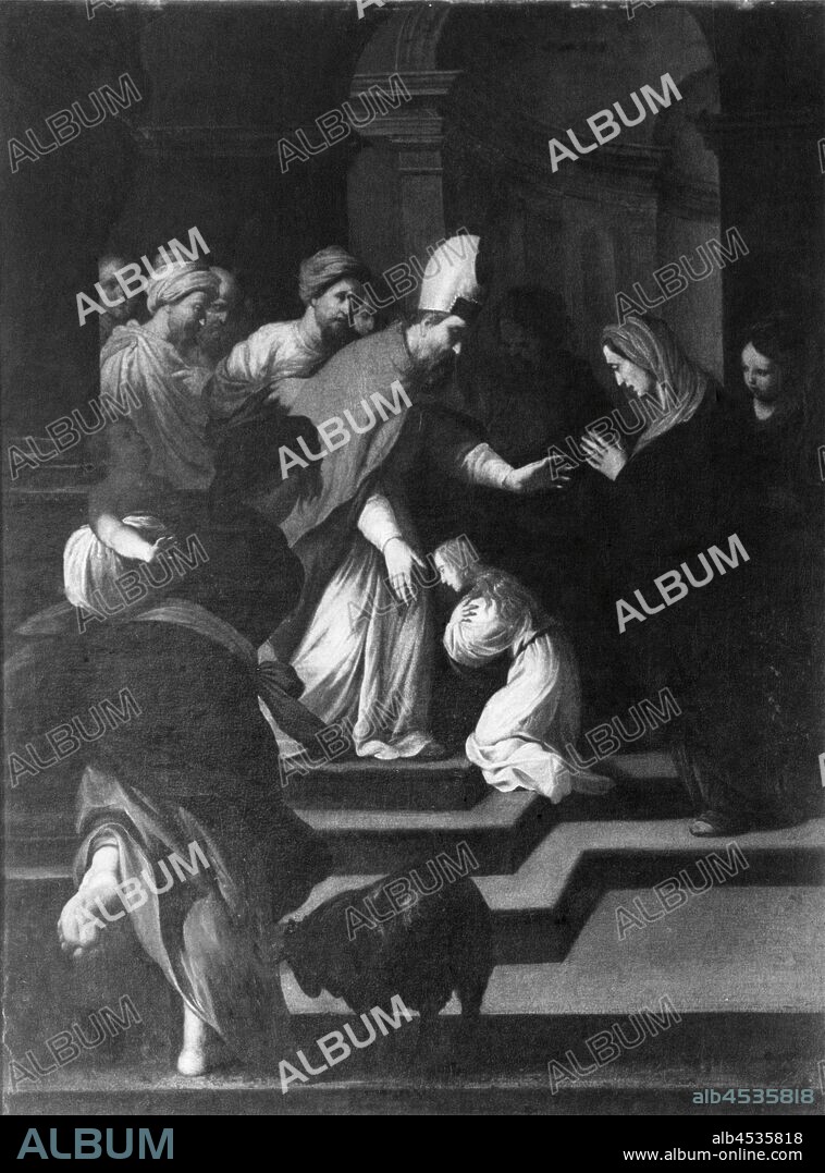 Men of Carlo Maratta, Presentation of the Virgin, Mary's temple, Oil on canvas, Height, 137.5 cm (54.1 inches), Width, 100.5 cm (39.5 inches).