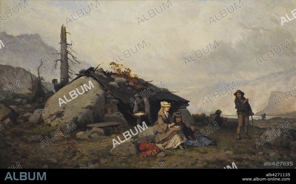 Aleksander Kotsis (1836-1877). Pintor polaco. Viaje a los Montes Tatra, 1873. Galería de Arte Polaco del siglo XIX (Lonja de los Paños, Sukiennice). Museo Nacional de Cracovia. Polonia.