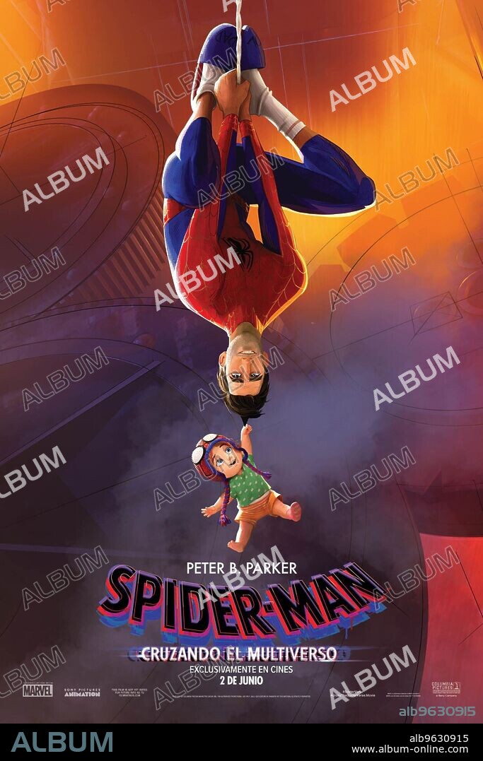 Poster de SPIDER-MAN: CRUZANDO EL MULTIVERSO, 2023 (SPIDER-MAN: ACROSS THE SPIDER-VERSE), dirigida por JOAQUIM DOS SANTOS, JUSTIN THOMPSON y KEMP POWERS. Copyright Sony Pictures Animation / Marvel Entertainment.