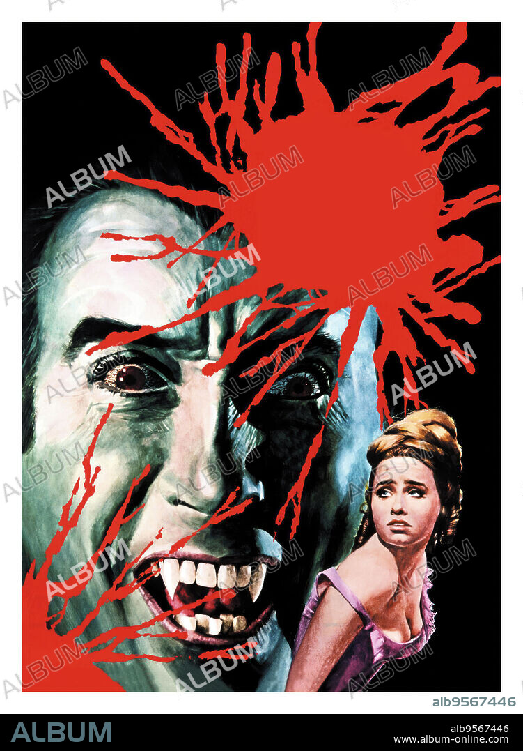 CHRISTOPHER LEE en EL PODER DE LA SANGRE DE DRÁCULA, 1970 (TASTE THE BLOOD OF DRACULA), dirigida por PETER SASDY.