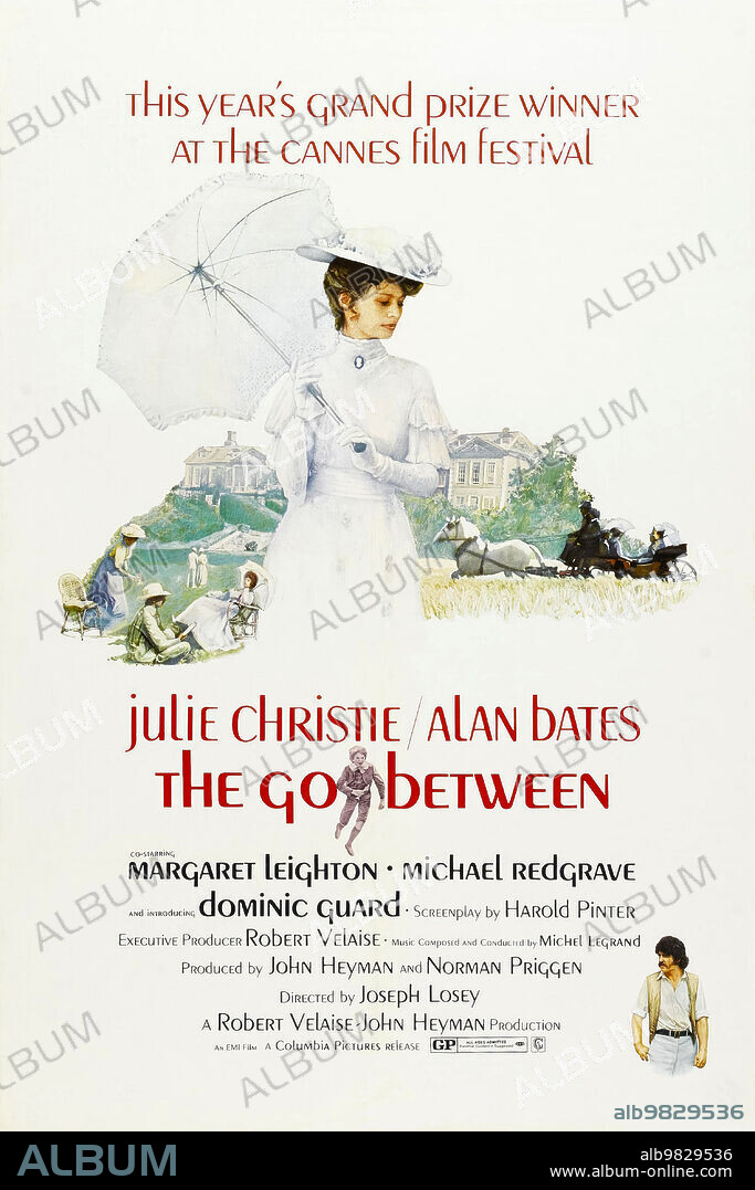Poster de EL MENSAJERO, 1971 (THE GO-BETWEEN), dirigida por JOSEPH LOSEY. Copyright M.G.M/EMI.