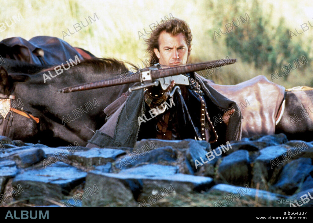 KEVIN COSTNER en ROBIN HOOD, PRÍNCIPE DE LOS LADRONES, 1991 (ROBIN HOOD: PRINCE OF THIEVES), dirigida por KEVIN REYNOLDS. Copyright WARNER BROTHERS.