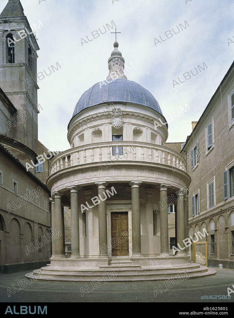 Tempietto  Donato Bramante (1444-1514  Italian)  San Pietro in Montorio, Rome, Italy.