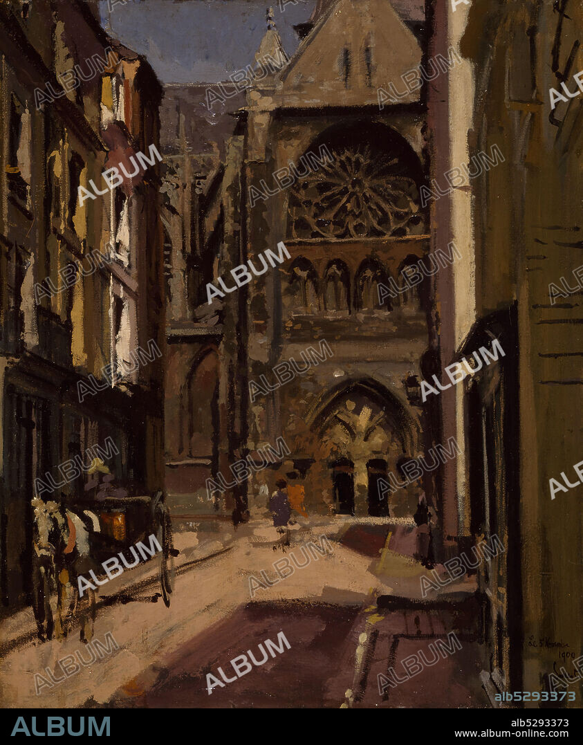 La Rue Pecquet, Dieppe, France, 1900 Walter Richard Sickert (d. 1942).