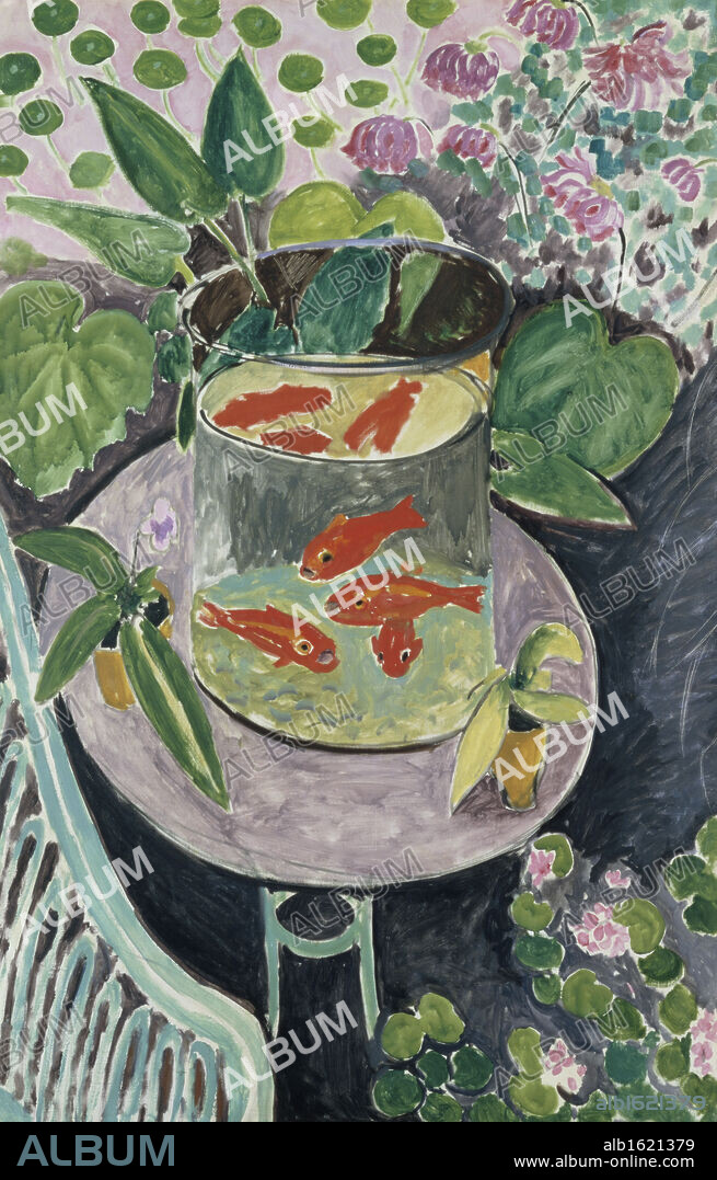 Goldfishby Henri Matisse, Oil on canvas, 1912, 1869-1954, Russia, Moscow, Pushkin Museum of Fine Arts.
