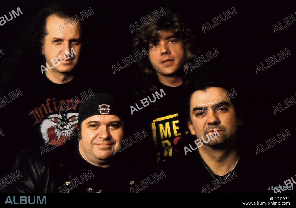 Los miembros del grupo español de heavy-rock Barón Rojo. (61710030).