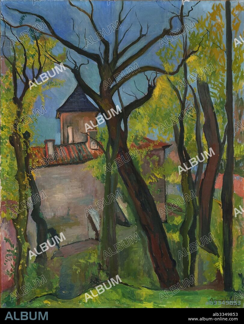SUZANNE VALADON. Landscape at Saint-Bernard.