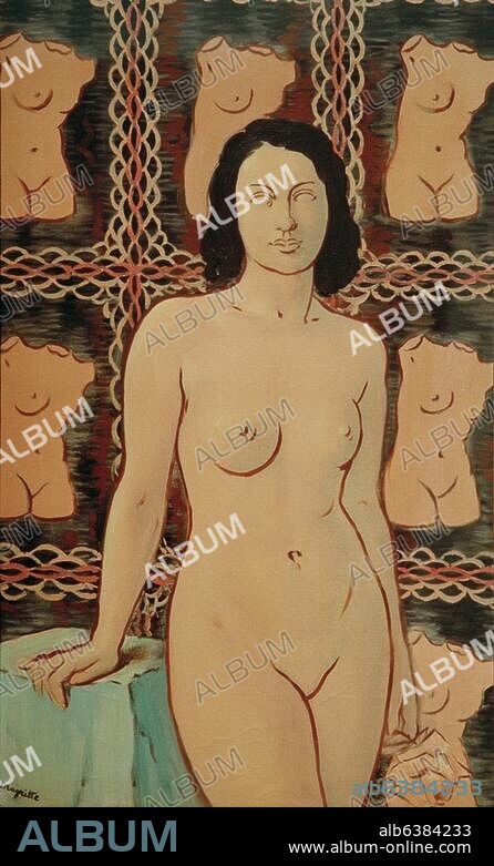RENÉ MAGRITTE. Magritte, René 1898-1967. "Lola de Valence", 1948. Oil on canvas, 98,2 x 60 cm. Inv. 11698.