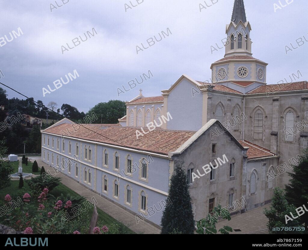 EXTERIOR - ABADIA CISTERCIENSE - S XX.
