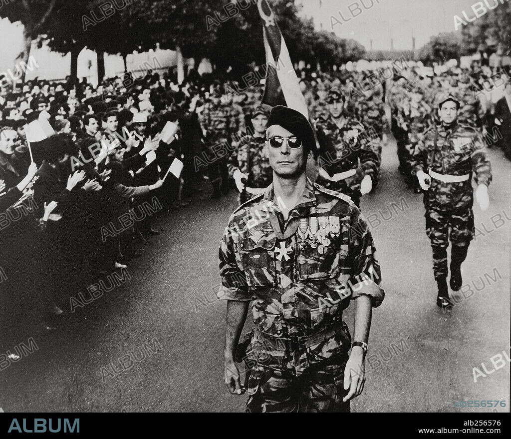JEAN MARTIN in THE BATTLE OF ALGIERS, 1966 (LA BATTAGLIA DI ALGERI), directed by GILLO PONTECORVO. Copyright CASBAH/IGOR.