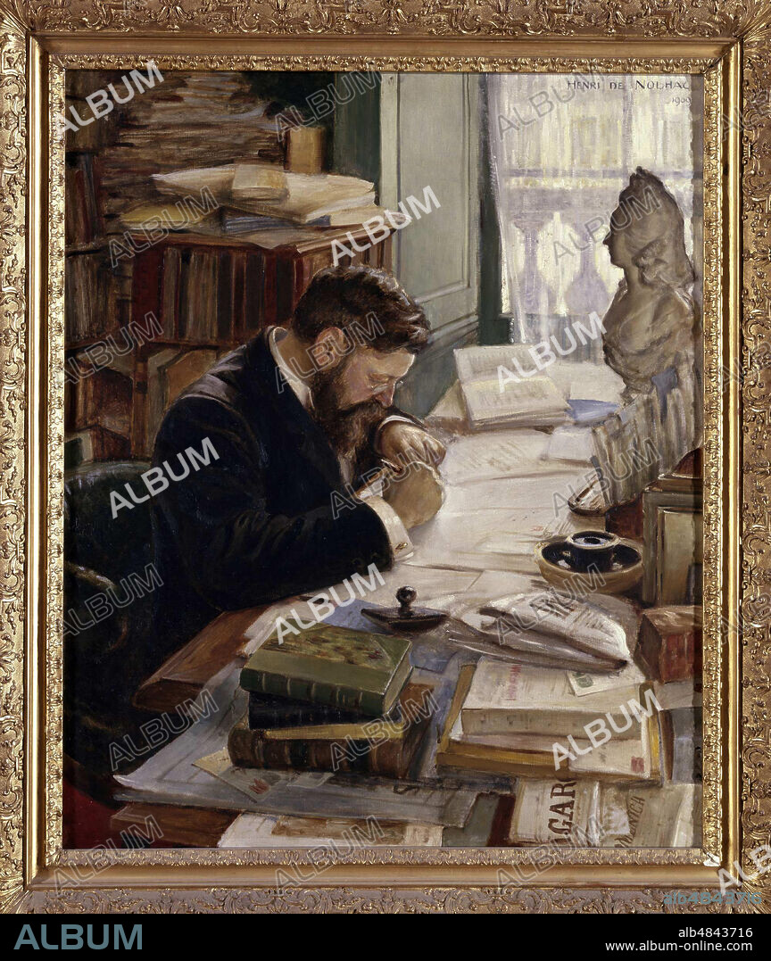 HENRI GIRAULT DE NOLHAC. Portrait of Pierre de Nolhac (1859-1936).
