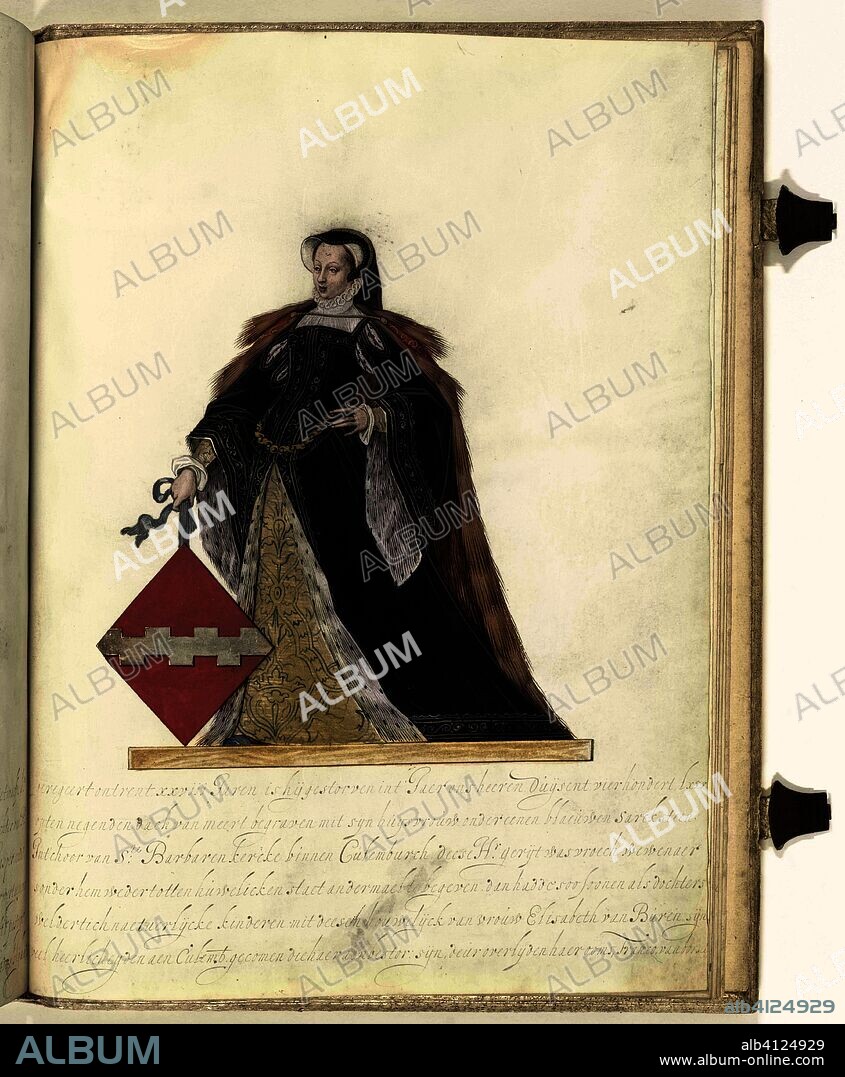 Elisabeth van Buren, Lady of Culemborg. Artist: anonymous. Draughtsman: Nicolaes de Kemp (attributed to). Dating: c. 1590 - c. 1593 and/or c. 1600 - c. 1625. Place: Northern Netherlands. Measurements: h 398 mm × w 292 mm.