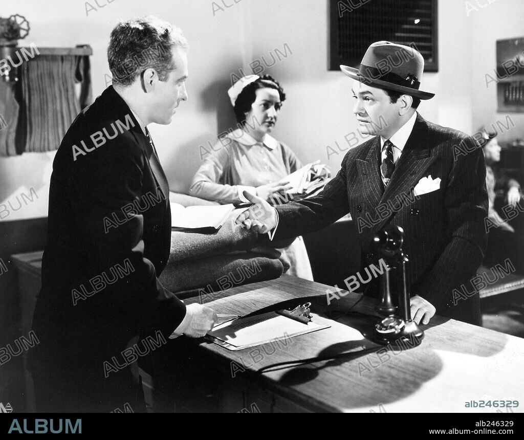 EDWARD G. ROBINSON en EL HERMANO ORQUIDEA, 1940 (BROTHER ORCHID), dirigida por LLOYD BACON. Copyright WARNER BROTHERS.