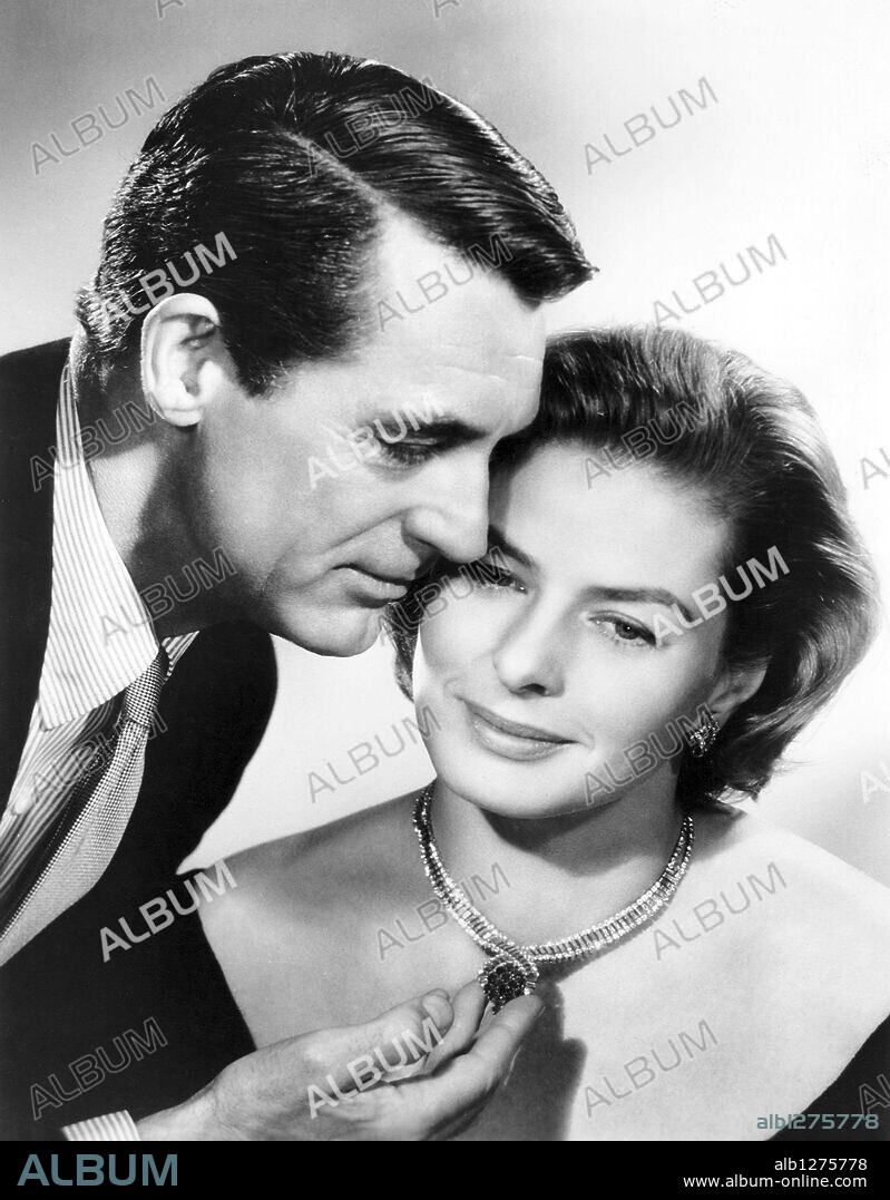 CARY GRANT y INGRID BERGMAN en INDISCRETA, 1958 (INDISCREET), dirigida por STANLEY DONEN. Copyright WARNER BROTHERS.