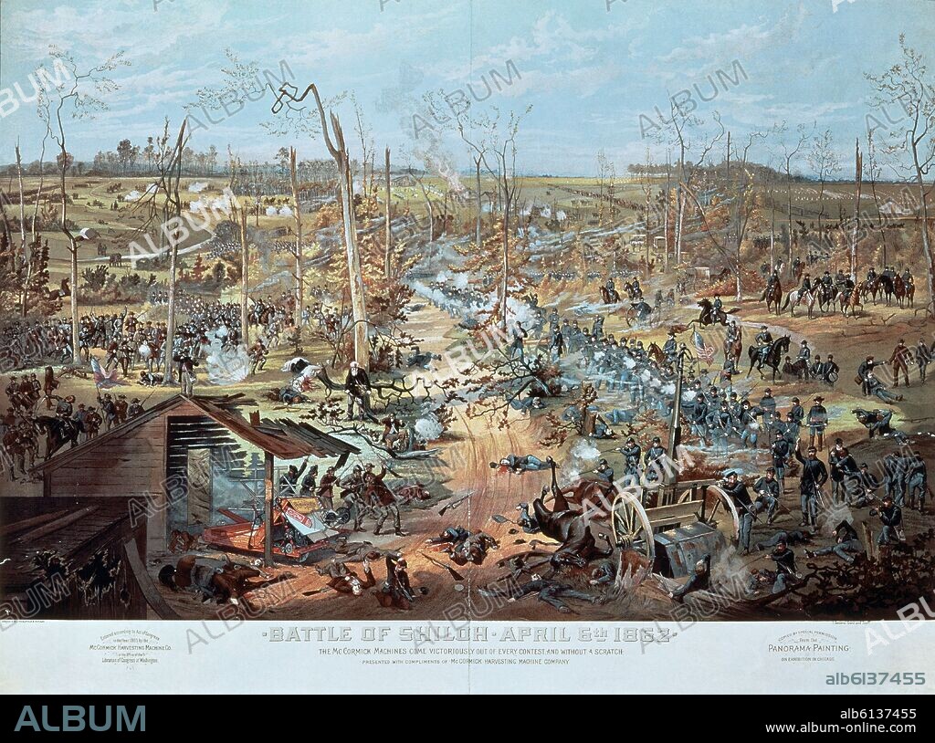 BATALLA DE SHILOH - 1862 - GUERRA DE SECESION.
