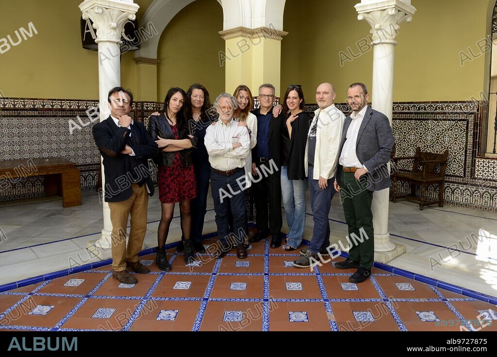 Madrid, 26/04/2016. Jurado del Festival Iberoamericano de Cortometrajes FIBABC. En la imagen, Oti Rodríguez Marchante, Rosa Jiménez, Pilar Ruiz, Fernando Colomo, Monica Pont, Pedo Touceda, Natalia Millan, Cesar Romero, Fransico Egido. Foto: Maya Balanya ARCHDC.