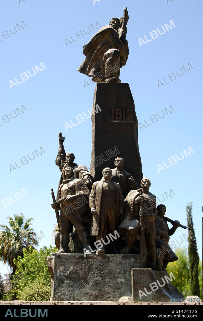 REPUBLIC OF ALBANIA. Vlore. Independence Monument. Commemorates the proclamation of Albanian independence from the Ottoman Empire in 1912 in Vlora.
