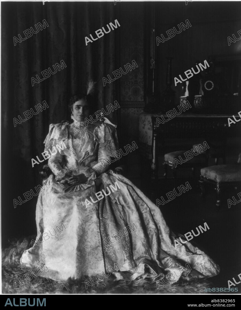 FRANCES BENJAMIN JOHNSTON. Ida (Saxton) McKinley, 1847-1907, 1897. [Wife of President William McKinley].