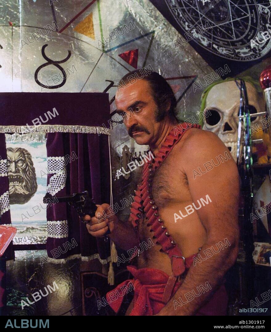 SEAN CONNERY in ZARDOZ, 1974, unter der Regie von JOHN BOORMAN. Copyright 20TH CENTURY FOX.
