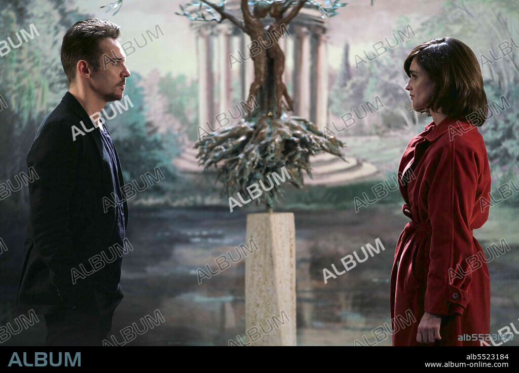 JONATHAN RHYS MEYERS y PAZ VEGA en AMERICAN NIGHT, 2021, dirigida por ALESSIO DELLA VALLE. Copyright PEGASUS.