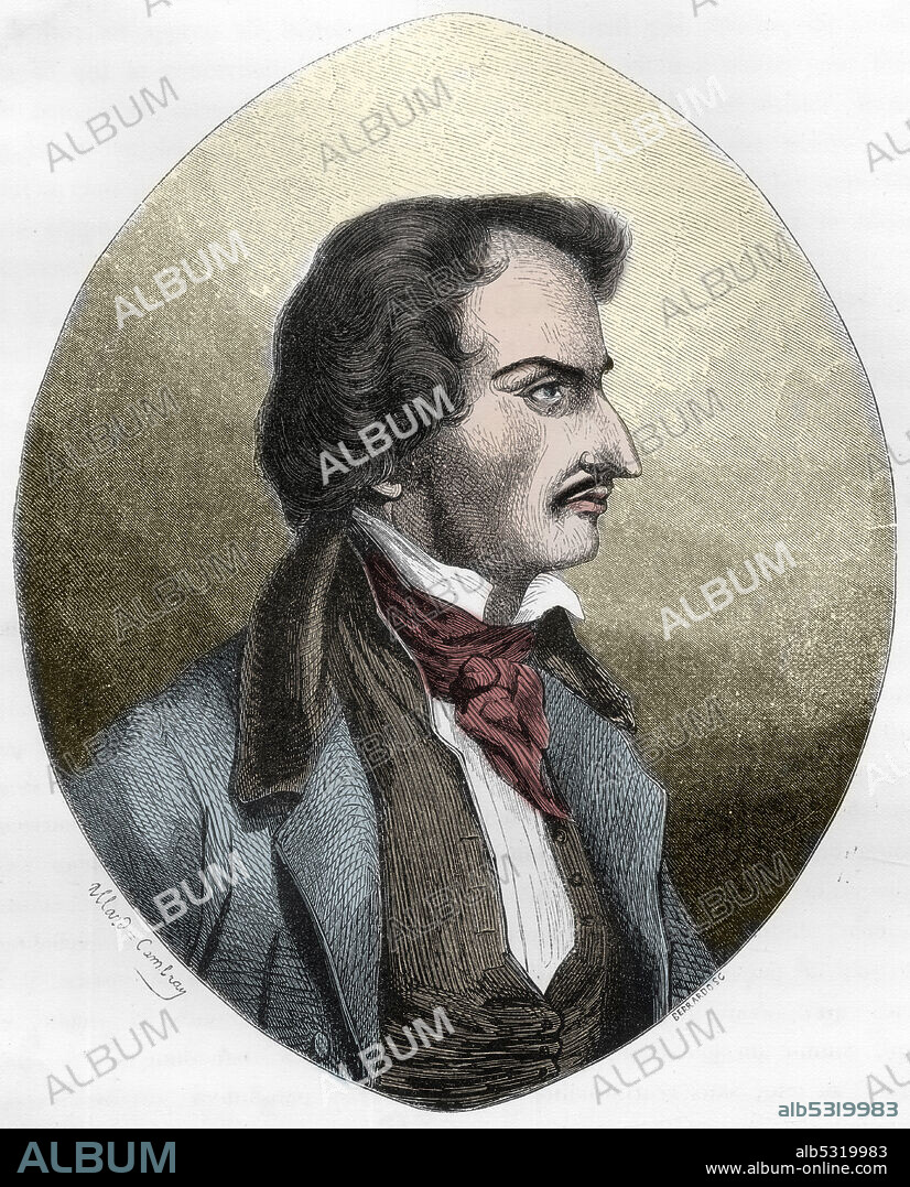 CéLESTIN ALLARD-CAMBRAY. Portrait of Pierre-François Lacenaire.