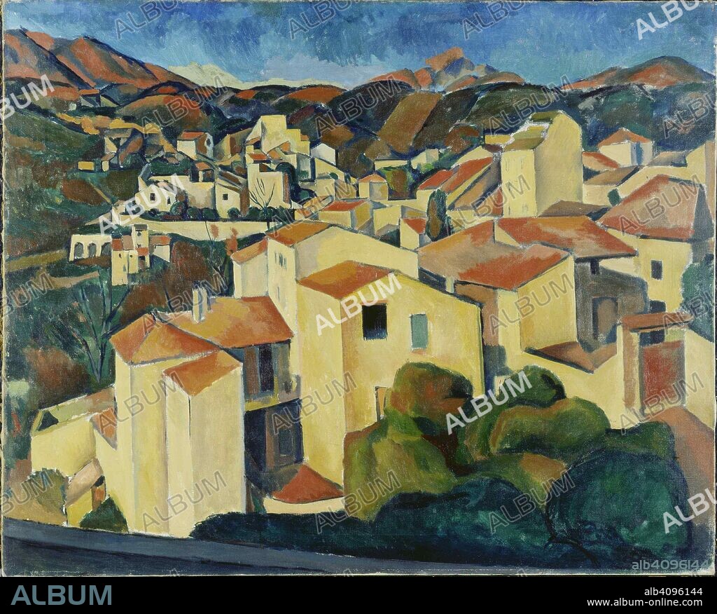 ANDRE DERAIN. View of Cagnes.