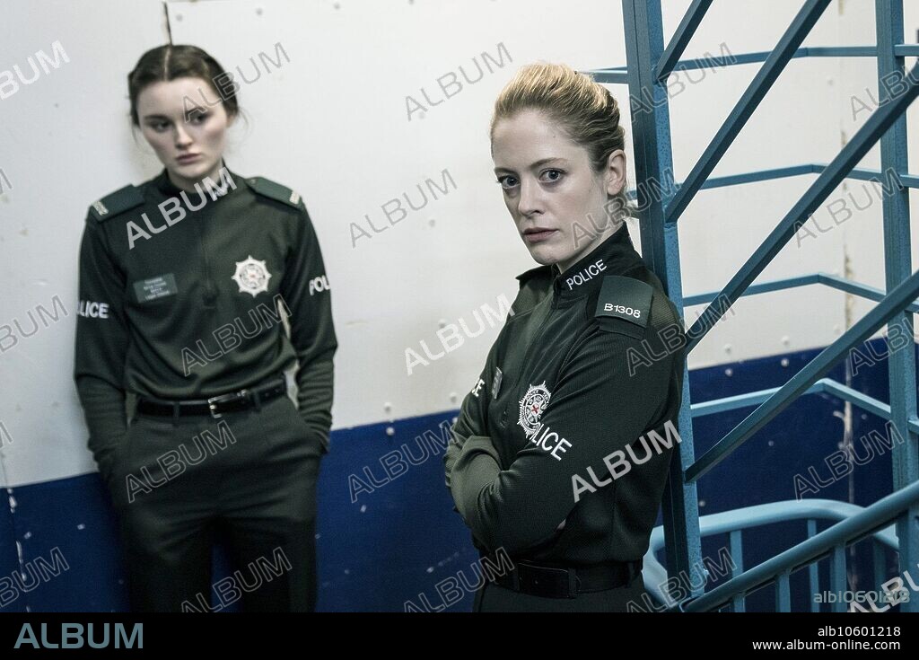 Hannah McClean and Katherine Devlin in BLUE LIGHTS, 2023. Copyright BBC