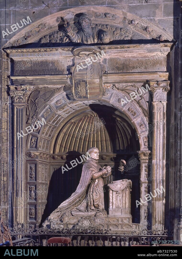 FRANCISCO GIRALTE (1500-1576). SEPULCRO DEL OBISPO PONCE DE LEON - SIGLO XVI.