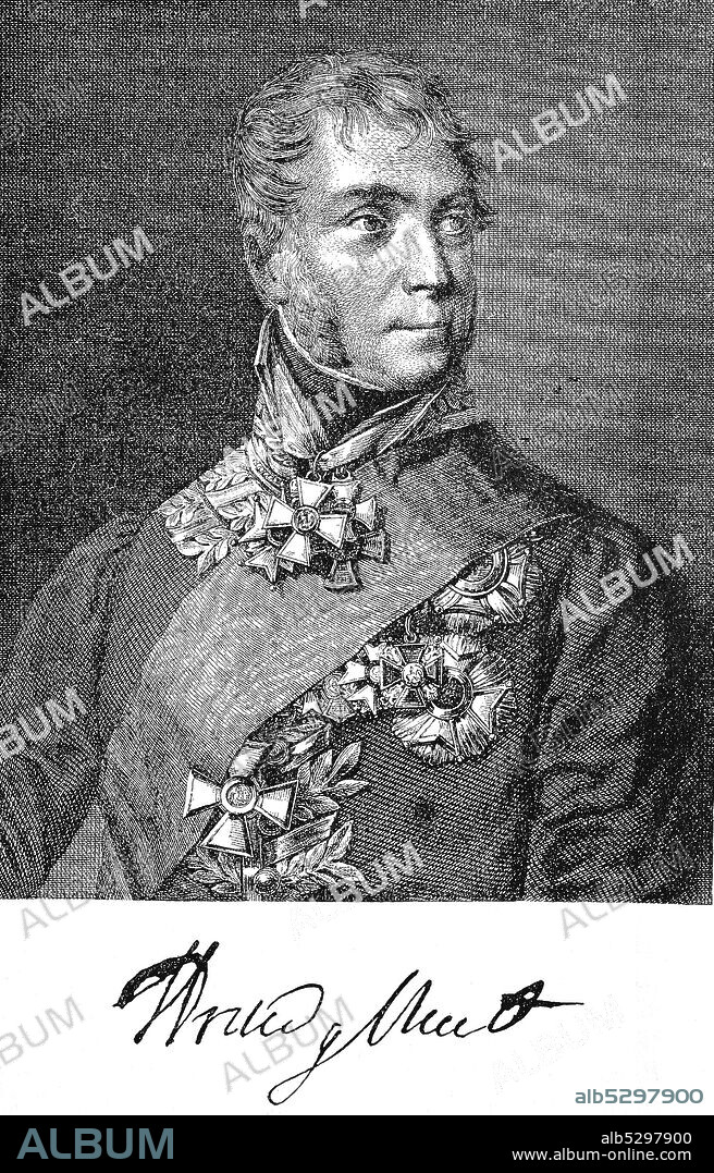 Karl, or Carl, Philipp Josef, Prince von Wrede, 29 April 1767 - 12 December 1838, was a Bavarian field marshal.