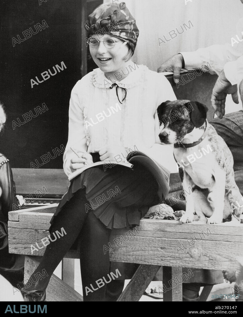 TATUM O'NEAL en LUNA DE PAPEL, 1973 (PAPER MOON), dirigida por PETER BOGDANOVICH. Copyright PARAMOUNT PICTURES.