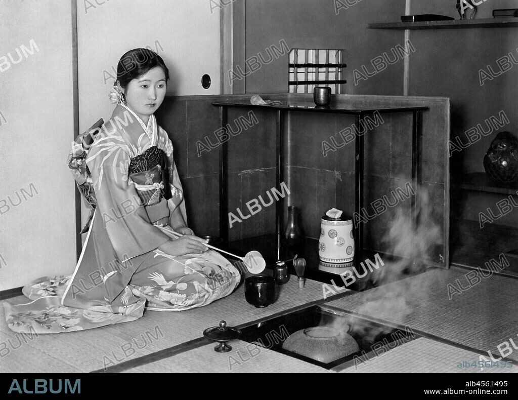 Japan, kyoto, the tea ceremony, 1930-40.